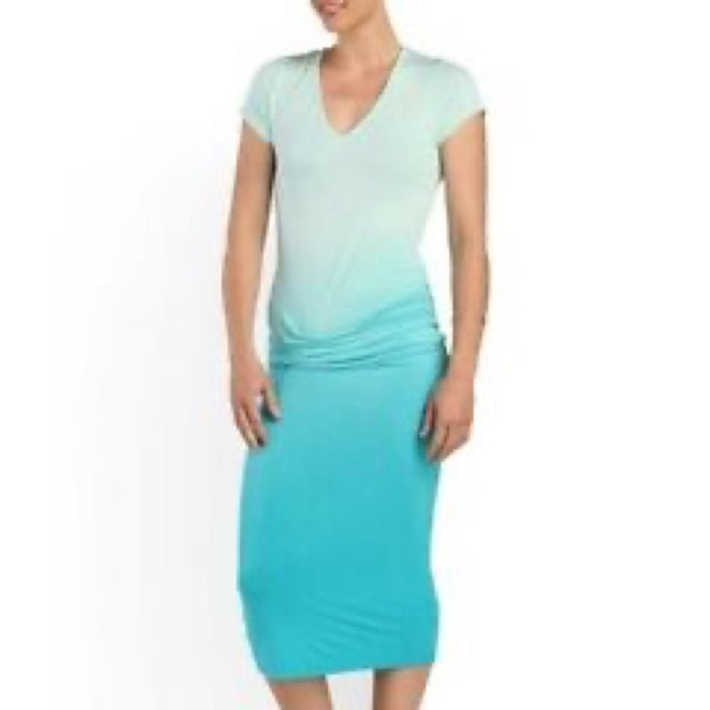 Young fabulous and broke ombré midi dress